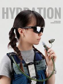 WRELS 1个装 1.5/2/2.5/3升 大容量水袋 背包 PEVA水袋 骑行露营装备 适用于骑行、露营、跑步 便携式水袋