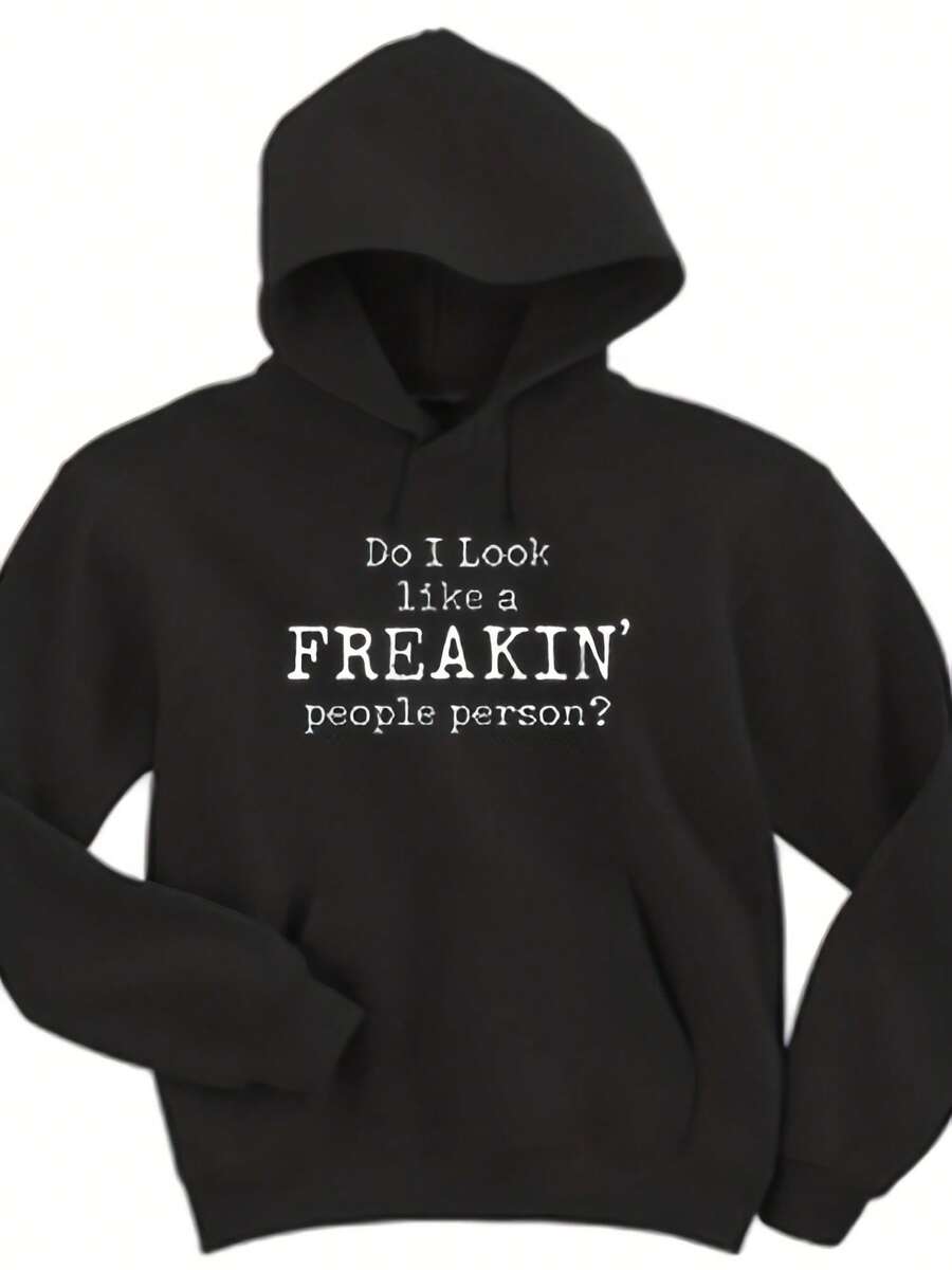 Adult Hoodie  Do I Look Like A Freakin People Person - Kiểu 3 - Xem 1