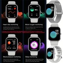 SGDDFIT 4.65cm Smart Watch For Women (Answer/Dial Calls), Smart Fitness Watch For Men - Call Integration, Multi Sports Modes, Wireless Call Smart Watch For Android And , Fitness Tracker, Sleep Monitoring, Step Caloric, Call Information Prompt, Multi-function Smart Watch, 1 Smartwatch With 1 Steel Watch Band And 2 Random Silicone Watch Bands - silbrig - Übersicht 5