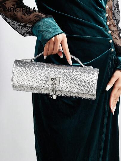 Noctella 一款优雅精致的女士手提包，配有吊坠和五金配件，可作单肩包或链条包使用，适合女士参加派对、婚礼、晚宴等场合，是派对女孩、女士的理想之选，也是送给女性的最佳礼物。