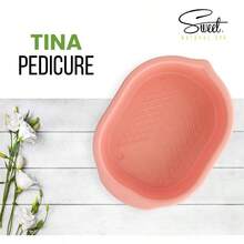 Foot Soak TubWOFFERS Tina de Pedicura Diseño Coreano 40 x 29 x 11.5 cm Recipiente para Spa de Pies Colores Disponibles MelónFoot Soak Tub - Meln - Ver 2