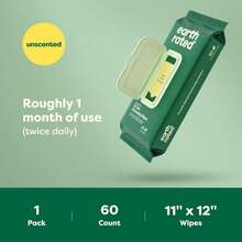 Earth Rated Pet Wipes For Dogs And Cats, Hypoallergenic, Cleaning And Hydrating, For Grooming Paws, Body And Butt, Unscented, 400 Count - MàuA - Xem 6