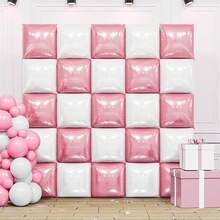 Decorative Balloons - Cuadrado-blancoRosa - View 13