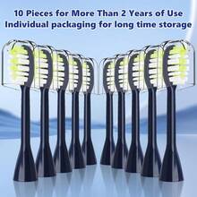Compatible With  One Series Sonicare Electric Toothbrush Replacement Brush Heads,For  One HY1100 HY1200 BD100/AZ Series Electric Toothbrush,10 Pack (Midnight Navy Blue, Medium){Inchcolor_nameinch:InchMidnightNavyBlueinch,Inchsize_nameinch:Inch1Count(Packof10)Inch} - 午夜海軍藍 - 查看 7