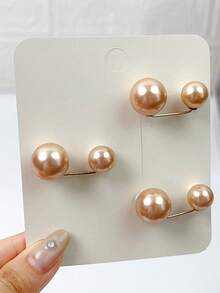 3 Pcs Of Trouser Leg Shortening Pearl Jeans Ankle Clips, Used To Prevent Trouser Legs From Dragging At The Bottom, Anti-Slip Slipper Buckles, Trouser Length Adjusters, Prevent Trouser Legs From Dragging On The Ground, Suitable For Jeans And Trousers, Waterproof, Portable, Wear-Resistant, Shortening Craftsmanship, Corner Knot - Multicolor - View 10