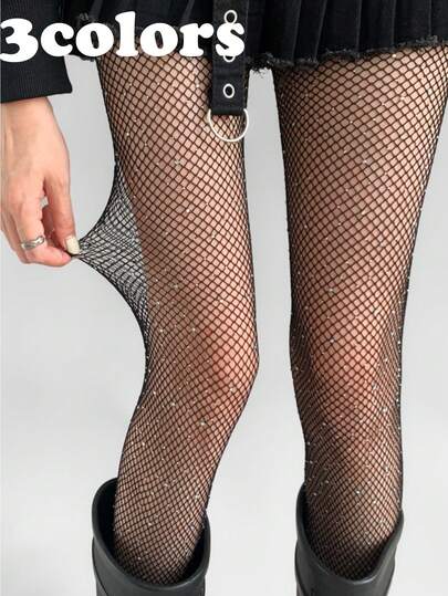 Women's High Waist Fishnet Tights - Sexy Party Thigh High Pantyhose, Flattering Stockings For All-Day Style & Confidence