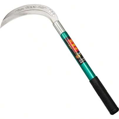 Yard Cleaning ToolsHoz de zacate de acero hoz de limpieza hoz de limpieza de cepillo para polvo con hoja de acero al carbono y mango de aluminio multiusos para jardinería y hoz de  agrícola profesionalYard Cleaning Tools