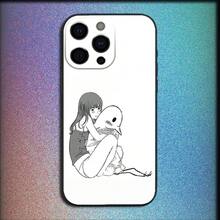 Goodnight Oyasumi Punpun Phone Case For  16,15,14,13,12,11,Pro,X,XS,Max,XR,Plus,Mini Soft Black Cover.Halloween Accessories.Popular Mobile Phone Cases Cute Mobile Phone Case Anime Mobile Phone Case  Case Halloween Fall Fashion Mobile Phone Case Phone Cases  17 Pro Max Case Fall Christmas Navidad - 混合顏色5 - 查看 3