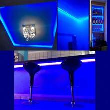 LED Strip Light 3528, 5 Meter Roll, 300 LEDs, IP20 Rating, With/Without Power Supply - 藍色的 - 查看 4