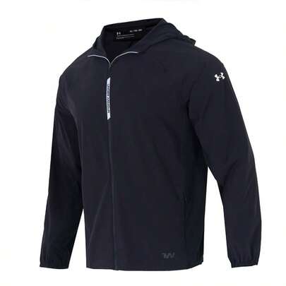 Under Armour Herren Logo Grafik Reißverschluss Kapuzen Sport Jacke