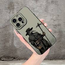 Funda de teléfono móvil con textura escarchada para IPHONE 15 14 13 12 11 XS XR X 7 8 Plus Pro Max Mini con diseño creativo de médico de la peste de tema medieval, simple, único, divertido, atractivo, para hombres y mujeres, hombres guapos y mujeres hermosas - Mezcla de colores - Ver 5