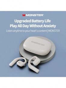 XKO01 Open-Ear Bluetooth Earphones. Comfortable To Wear Without In-Ear Earbuds. Long Battery Life. Bluetooth 5.3 Stable Connection. High-Fidelity Sound Quality. Noise Reduction For Calls. Suitable For Sports And Commuting.