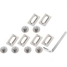 POENVFPO Pedales de Bicicleta, Aluminio Ligero, Tacos Antideslizantes, Pedales para Bicicleta de Montaña, Auto Bloqueantes, Diseño Ergonómico, Ciclismo de Ruta y Recreo - 1 - Ver 10