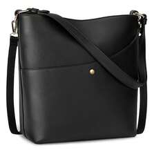 Minimalist And Elegant Large-Capacity Women's Tote Bag, Fashionable Women's Crossbody Bag, Waterproof Women's Shoulder Bag, Leather Women's Crossbody Wallet, Stylish Women's Handbag With Shoulder Strap, Black - Multicolor - View 1