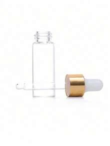 5/10pcs 1/2/3/5mlEssential Oil Glass Dropper Empty Bottle Frosted Sample Vial With Glass Pipette Dropper For Eye Dropper Essential Oil Bottle, Perfume Aromatherapy Cosmetic Container,Glass Essential Oil Dropper Bottles, Empty Clear Glass Liquid Vials With Glass Eye Dropper