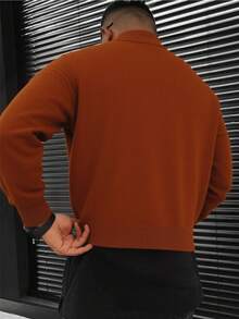Men Sweaters - Brown - View 2