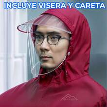 Motorcycle Rainwear - Navy Blue - View 4