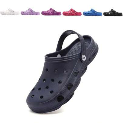 Men's Women's Unisex Garden Clogs Shoes Slippers Sandals With Backstrap Slip-On Beach Sandals Slides Breathable Pool Shower Slippers For Men And Women