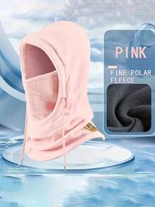 1 szt. unisexowa zimowa kominiarka – wiatroszczelna, ciepła maska na twarz i regulowany ściągacz do jazdy na nartach, motocyklu, pieszych wędrówek – do aktywności na świeżym powietrzu w chłodne dni (czarno-szaro-biało-różowa), kominiarka narciarska, akcesorium do sportów zimowych, elastyczna tkanina - Wielokolorowe - Zobacz 11