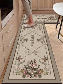 高端簡潔線條圖案硅藻泥廚房墊,緩解疲勞耐磨,輕奢時尚風格,快速乾燥,防滑吸水,適用於廚房、浴室、門廳、洗衣房等場所,室內裝飾 - 彩色 - 查看 11