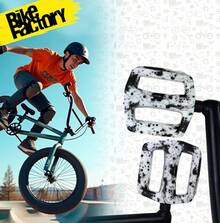 Bike Factory Par De Pedales para Bicicleta Urbana BMX Urban St Pro 2 Livianos Resistentes Ergonómicos con Eje Reforzado Antideslizantes De Alto Rendimiento para Calle Parque Competencia - Blanco - Ver 8