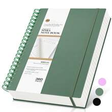 MUAHLIUB Spiral Notebooks A4 Darkgreen - como en la foto - Ver 1