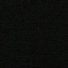 vidaXL Esszimmerstühle 2 Stk. Schwarz Stoff - Black - View 8