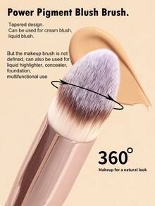 MAANGE 2/4件套专业高效化妆刷套装，包含粉底刷、腮红刷、散粉刷、修容刷、高光刷、眼影刷和遮瑕刷。柔软耐用，适合居家或旅行使用。粉底刷尤其适合搭配粉底液，是送给女性和女孩的绝佳礼物。 - 彩色 - 查看 12