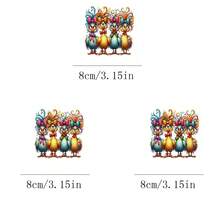 1pc/2pcs/3pcs/4pcs Chicken Cup Thermal Transfer Stickers - Heat Transfer Printing Suitable For DIY Pillows, T-Shirts, Clothing, Canvas Bags, Hoodies, Backpacks, Jeans - Multicolor - View 8