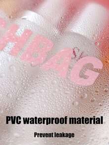 Túi đựng đồ vệ sinh cá nhân du lịch chống thấm nước 3 trong 1, in chữ, túi xách tay dung tích lớn, lý tưởng để đựng mỹ phẩm và đồ dùng cần thiết khi đi du lịch. Túi đựng đồ du lịch, túi trang điểm, túi đựng mỹ phẩm, túi sắp xếp đồ dùng khi đi nghỉ mát, túi nhỏ, túi đựng đồ trang điểm, đồ dùng cần thiết khi đi du lịch. - Hồng - Xem 7