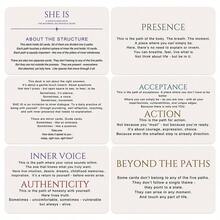 《她是》塔罗牌：神秘艺术与占卜、冥想和自我发现指南，连接内在智慧的指南，冥想工具，深紫色美学 - 彩色 - 查看 5