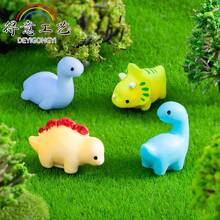 Micro Landscape Small Dinosaur Figurine Resin Craft Gardening Moss Landscaping Decoration Accessories Ornament - 1號雷龍 - 查看 3