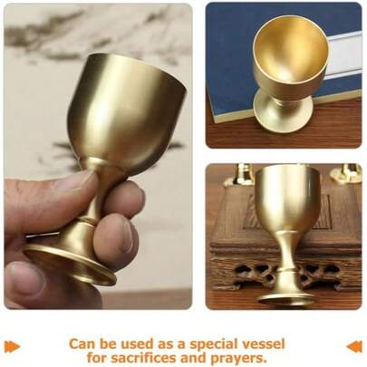 Premium mässingsvinglas, slätt glas, spritkopp i koppar, hantverksdekor | Handgjord polerad, massiv gjuten, antioxidationsbehandling | Bröllop, inflyttningsfest, barpresent