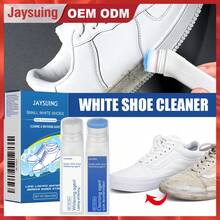 JAYSUING White Shoe Cleaner,Strong Clean Stains, Fast Clearing & Whitening, Refreshed, Polish, Remove Yellow, Efficient, No Pungent Odor, Fading - Blanco - Ver 4