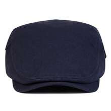 1顶男士蒙古1991 Hogoo刺绣字母帆布贝雷帽，街头时尚前卫，户外保暖休闲帽，适合秋冬季、街头、商务、派对等场合 - 彩色 - 查看 3