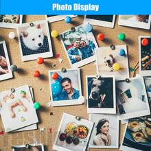 100枚装装饰钉，绘图钉，黑色，平头图钉，φ11 x 13毫米，适用于装饰公告板、世界地图、软木板、墙面、沙发床头板等家具。