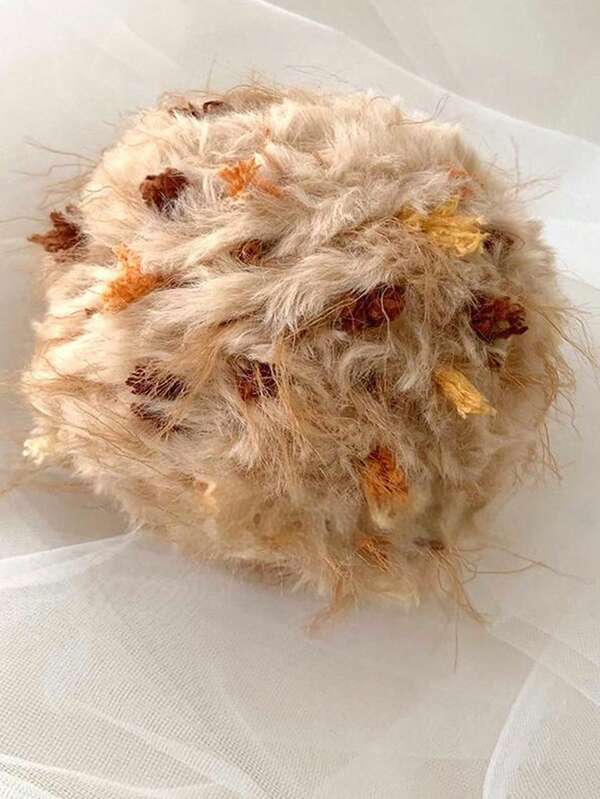 1 Rollo de Hilo Verde de Mezcla de Lana Tricot para Tejer a Mano con Características de Hilo Esponjoso Mezclado a Mano, Bola de Lana, Ganchillo, Tejido, Horquilla para Suéter