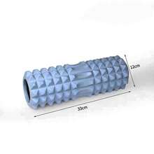 45*13cm Black Crescent Solid Foam Roller, Suitable For Fitness, Yoga, Pilates And Muscle Relaxation