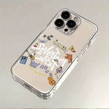 Diseño de Carcasa Transparente, Funda Protectora de Precisión a Prueba de Golpes de TPU, Adecuada para iPhone 6/7/8/XR/X/Xs/Xs Max/11/12/13/14 Pro/15 Plus/16 Pro Max y Varios Otros Modelos, Juega con Animales y Juegos - Colores mixtos - Ver 7