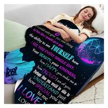 Daughter Gift From Mom, To My Daughter Blanket From Mom For Daughter, Halloween Christmas Birthday Gifts For Daughter (50" X 40"), Ultra Soft Flannel Blanket - Multi Sizes, Cozy Warm, Winter Must-Have - Nhiều màu - Xem 7
