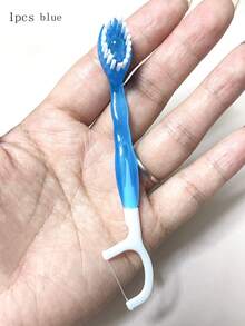 12pcs/8pcs/4pcs/1pc Portable Mini 5-In-1 Travel Dental Kit Set, Disposable Effervescent Toothpaste Tablets With Bursting Beads No Rinsing, Tongue Cleaner, Toothpicks And Dental Floss, Suitable For Travel And Home Use - Multicolor - View 16