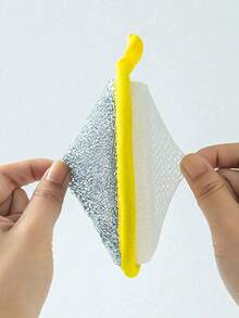 2pcs/5pcs/10pcs Double-Sided Washing Sponges, Kitchen Cleaning Pads For Pots & Dishes, Non-Stick - Multicolor - View 8