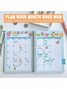 2025-2026 Budget Planner, 1 Piece, Calendars And Planners, Hadley Designs - Dollars - View 3