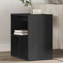 vidaXL Beistelltische 2 Stk. Schwarz 50x30x50 Cm Holzwerkstoff - nero - Visualizzare 1