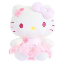 Miniso 三丽鸥 Hello Kitty 樱花故事系列 No.8 玩偶，樱花元素细节，蓬松毛绒面料，可爱坐姿，日常陪伴玩偶及 IP 周边收藏（1 件） - 彩色 - 查看 5