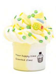 1/5pcs Cute Bubble Tea Butter Slime Set, Suitable For Children, Party Favors, Elastic Non-Sticky Colorful Scented Slime, Stress Relief Toy, Gift For Boys And Girls, Children With Fidgeting, Slime Clay, Honey Slime, Purple Slime, Girls Slime, Pink, Children Skin Care, Stretchy Slime (Random Stickers) - Multicolor - View 16