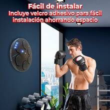 Máquina De Boxeo Guantes Boxeo Ejercicio Inteligente Música - Multicolor - Ver 5