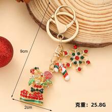 إكسسوارات بموضوع عيد الميلاد: شجرة عيد الميلاد الإبداعية، سلاسل مفاتيح أحذية عيد الميلاد، سلاسل مفاتيح من السبائك، تميمات للحقائب، هدايا صغيرة بسلسلة عيد الميلاد