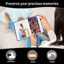 2 Packungen Fotoalbum 4x6, Leineneinband Fotoalbum, kleines Fotoalbum mit 36 Taschen für 72 Bilder, Fotobuch für Fotos von Familie und Jubiläen