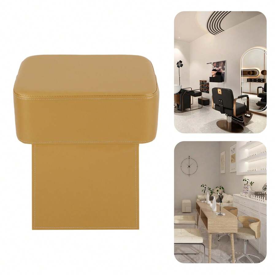 OUKANING Salon Sitzerhöhung Kindersitzkissen für Home Haarschnitte Friseur Styling Stuhl - Gold - Übersicht 1